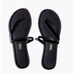 TKEES Black Sandals. Size 9
